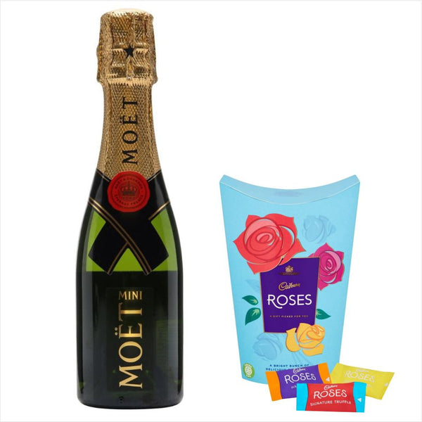 Moet 20cL & Dairy Roses Chocolate Gift